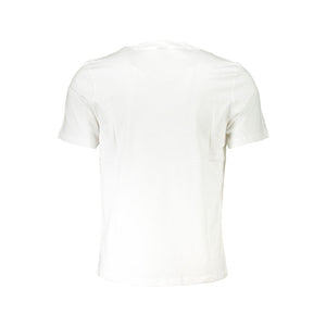 North Sails Bianco Baumwoll-T-Shirt für Herren