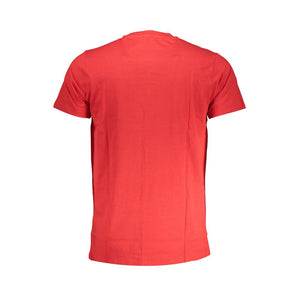 Cavalli Class Rosso Baumwoll-T-Shirt für Herren