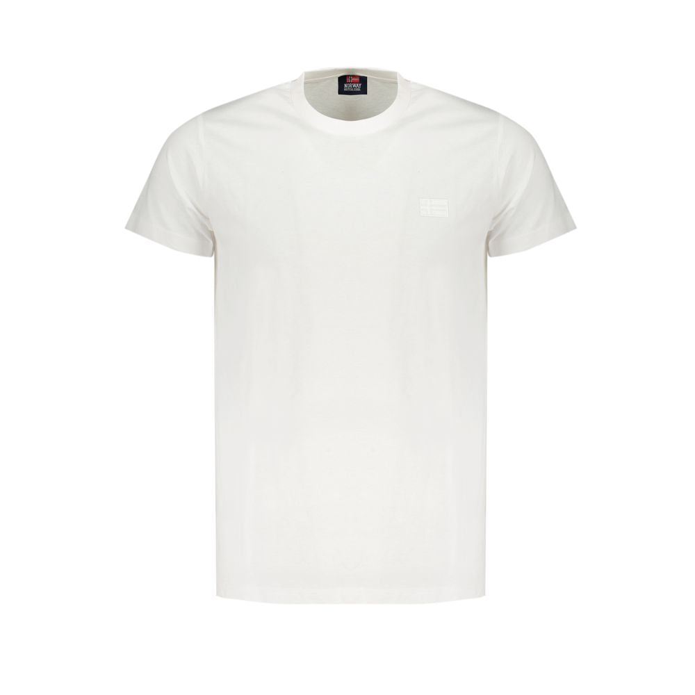 Norway 1963 Bianco Baumwoll-T-Shirt für Herren