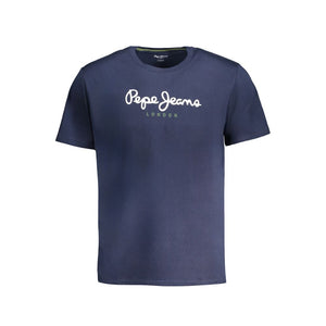 Pepe Jeans Blu Baumwoll-T-Shirt für Herren
