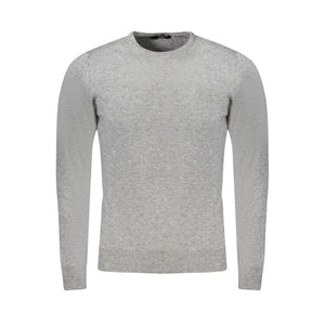Cavalli Class Grigio Viscose Herrenpullover
