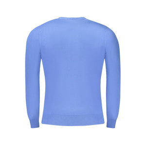 Cavalli Class Blauer Nylon-Pullover