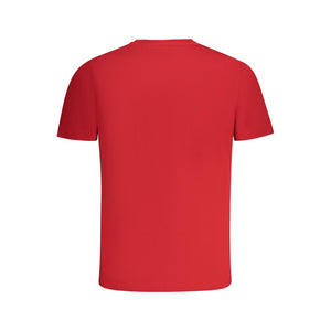North Sails Rosso Baumwoll-T-Shirt für Herren