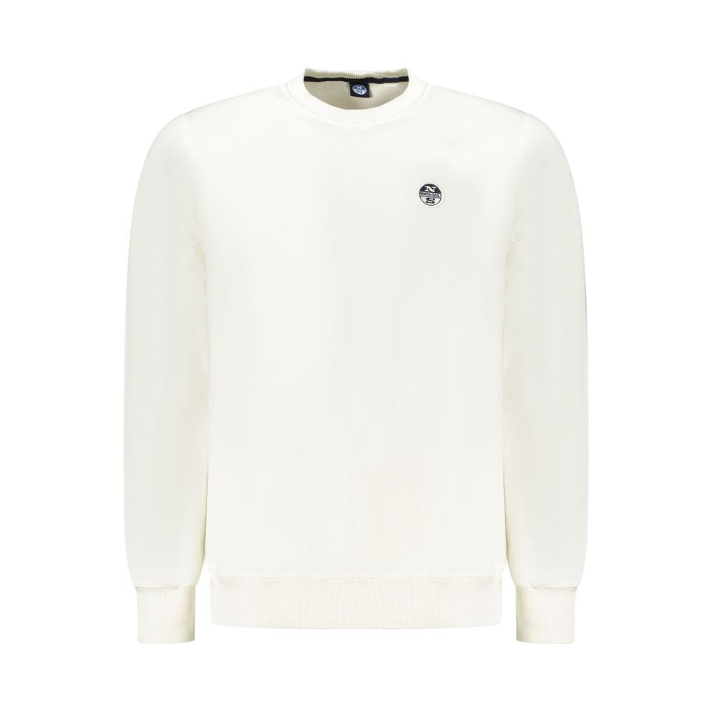 North Sails Weißes Baumwoll-Sweatshirt für Herren
