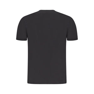 North Sails Schwarzes Baumwoll-T-Shirt für Herren
