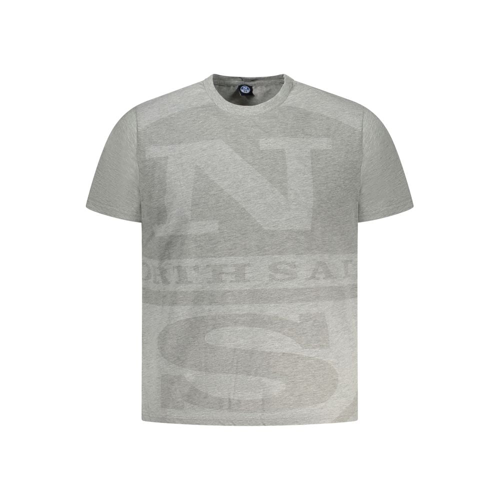 North Sails Grigio Baumwoll-T-Shirt für Herren
