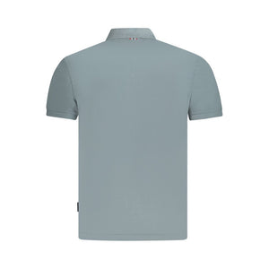 Napapijri Grigio Baumwoll-Herrenpoloshirt