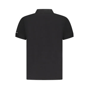 Trussardi Schwarzes Baumwoll-Poloshirt für Herren