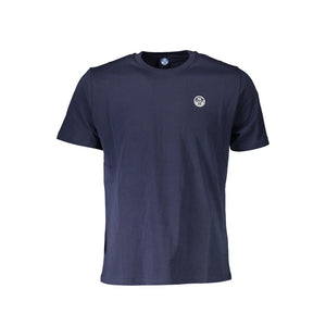 North Sails Baumwoll-T-Shirt in Blau