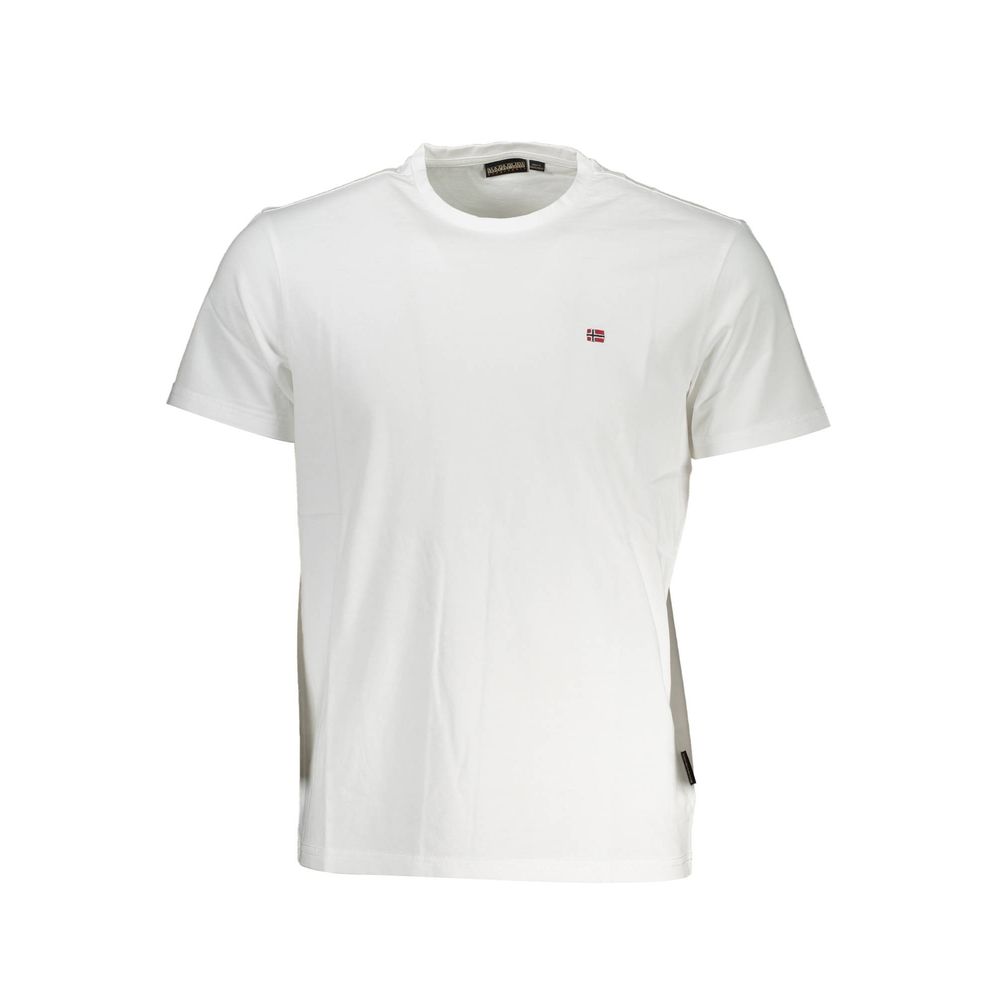 Napapijri Bianco Baumwoll-T-Shirt für Herren