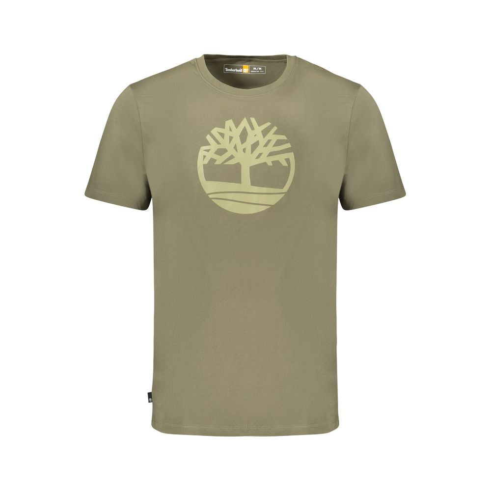 Timberland Verde Baumwoll-T-Shirt für Herren