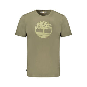 Timberland Verde Baumwoll-T-Shirt für Herren