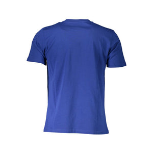 North Sails Blu Baumwoll-T-Shirt für Herren