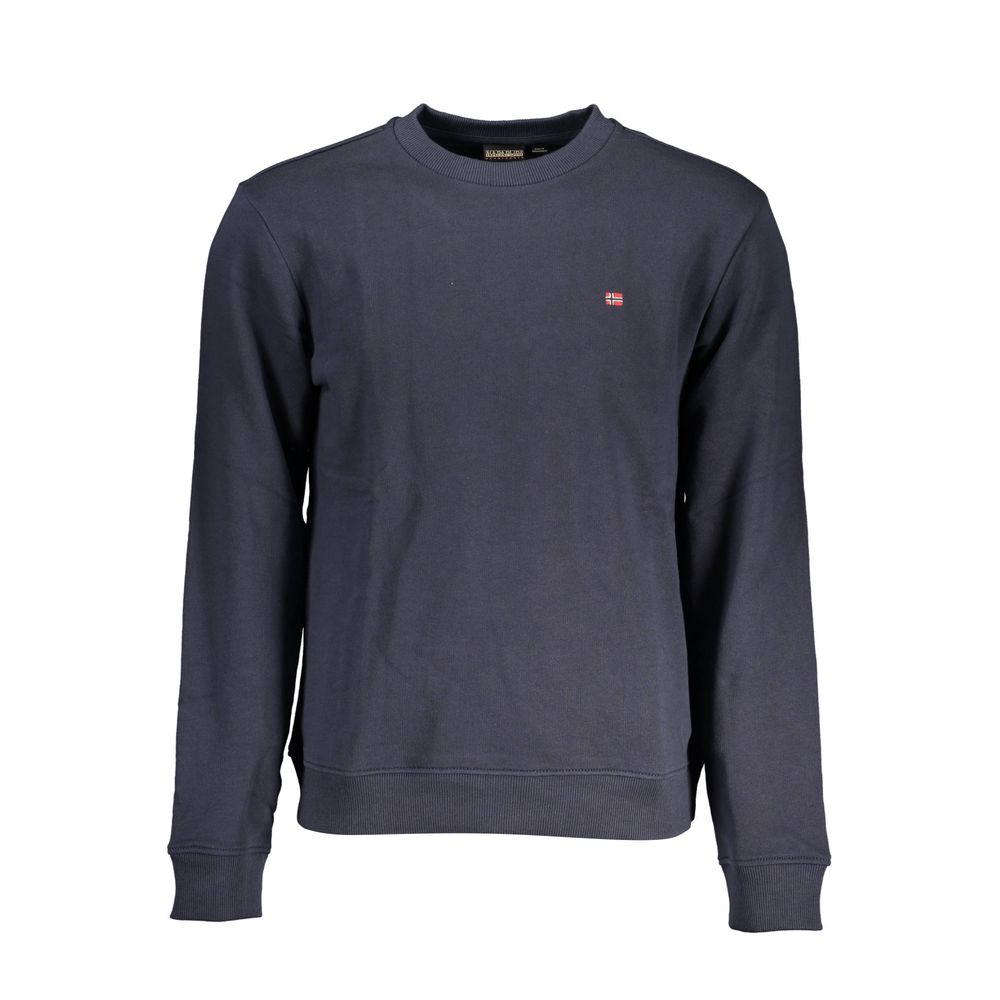 Napapijri Blu Baumwoll-Sweatshirt für Herren