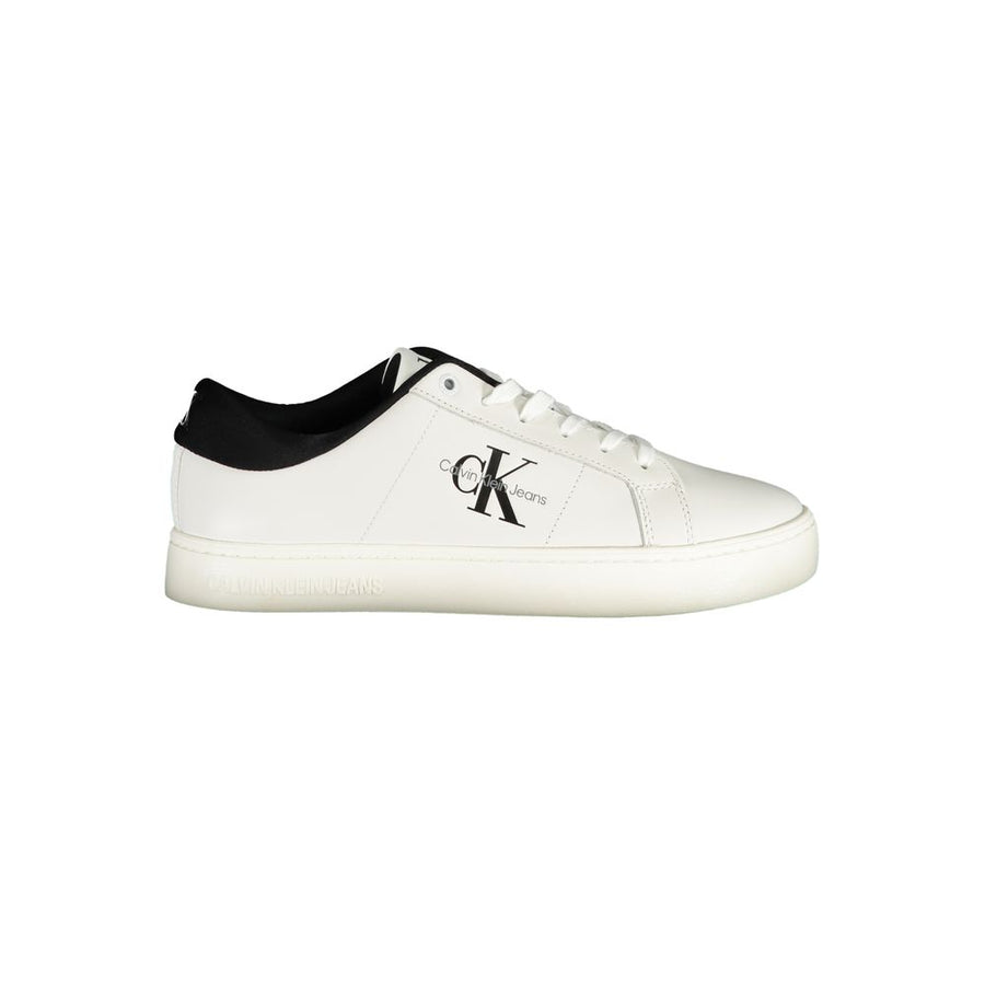 Bianco Polyurethane Men Sneaker