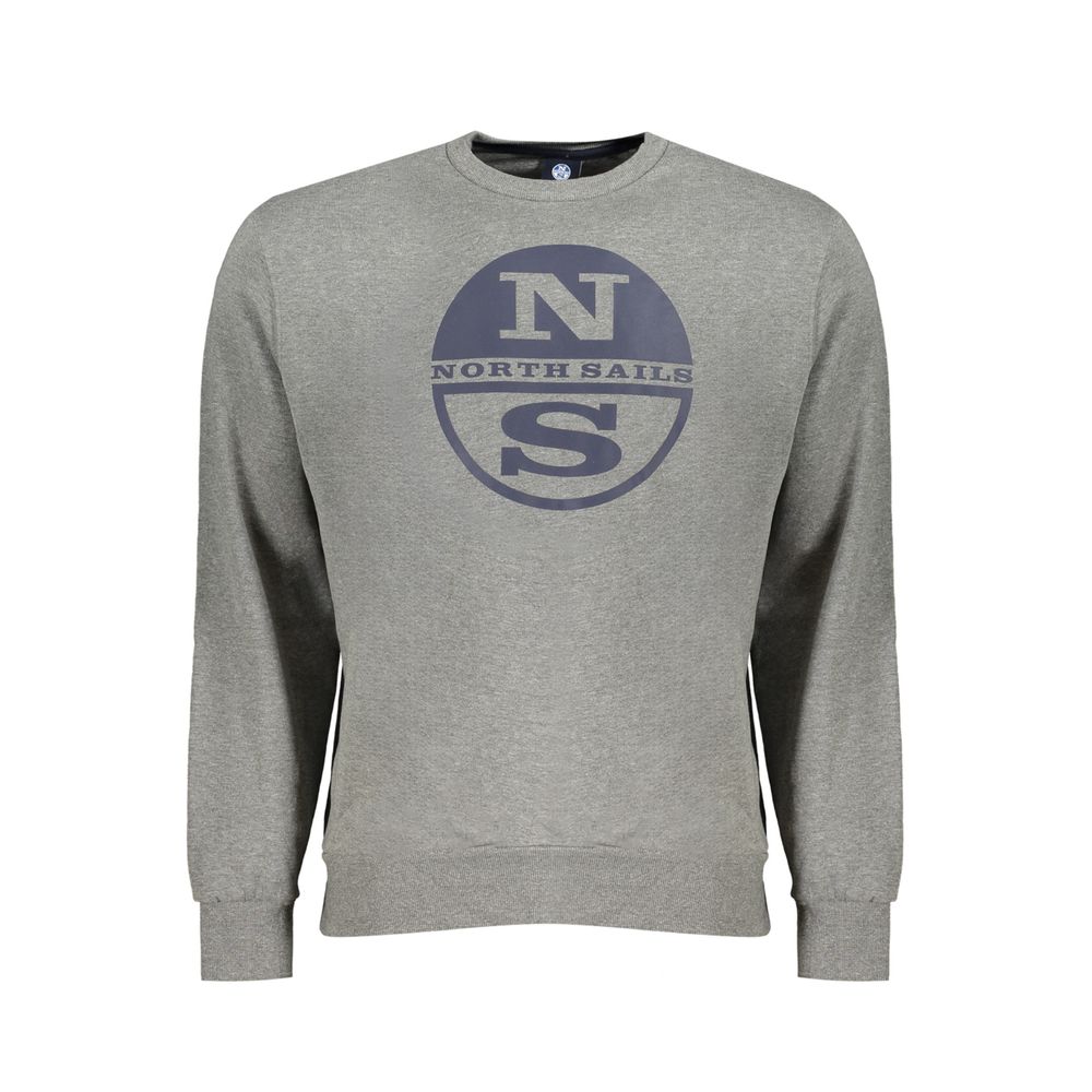 North Sails Grigio Baumwoll-Sweatshirt für Herren