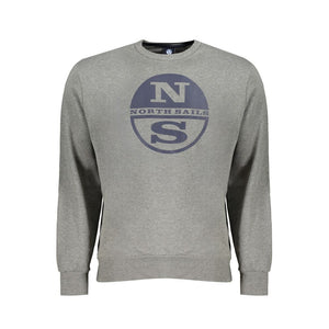 North Sails Grigio Baumwoll-Sweatshirt für Herren