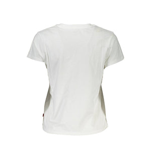 Levi's Weißes Baumwoll-T-Shirt für Damen