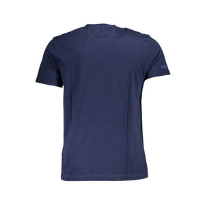 La Martina Blu Baumwoll-T-Shirt für Herren