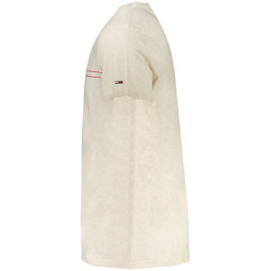 Tommy Hilfiger Beige Baumwoll-T-Shirt für Herren
