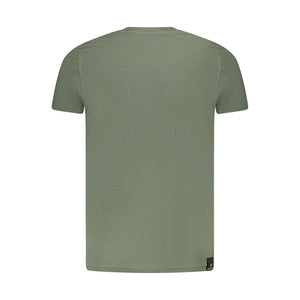 Accademia Militare Verde Baumwoll-T-Shirt für Herren