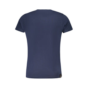 Accademia Militare Blaues Baumwoll-T-Shirt für Herren