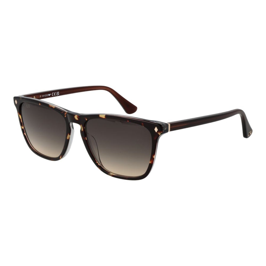 Web Braune Sonnenbrille aus Acetat