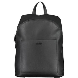 Nero Poliestere Men Backpack