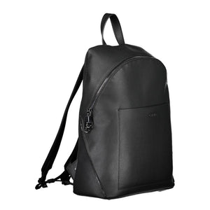 Nero Poliestere Men Backpack