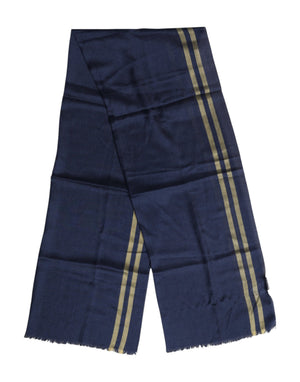 Dolce & Gabbana Blauer Kaschmir-Halswärmer Wickel-Schal-Schal