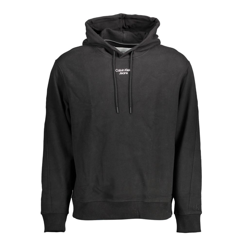 Calvin Klein Schwarzer Baumwoll-Herren-Sweatshirt