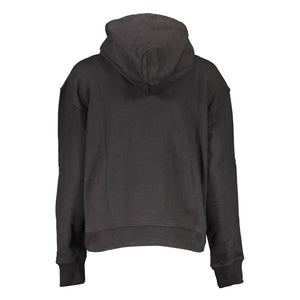 Calvin Klein Schwarzer Baumwoll-Sweatshirt für Damen
