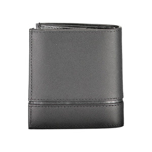 Calvin Klein Schwarzes Leder Portemonnaie