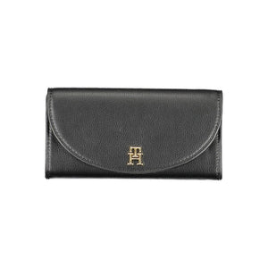 Tommy Hilfiger Schwarze Geldbörse aus Polyurethan für Damen