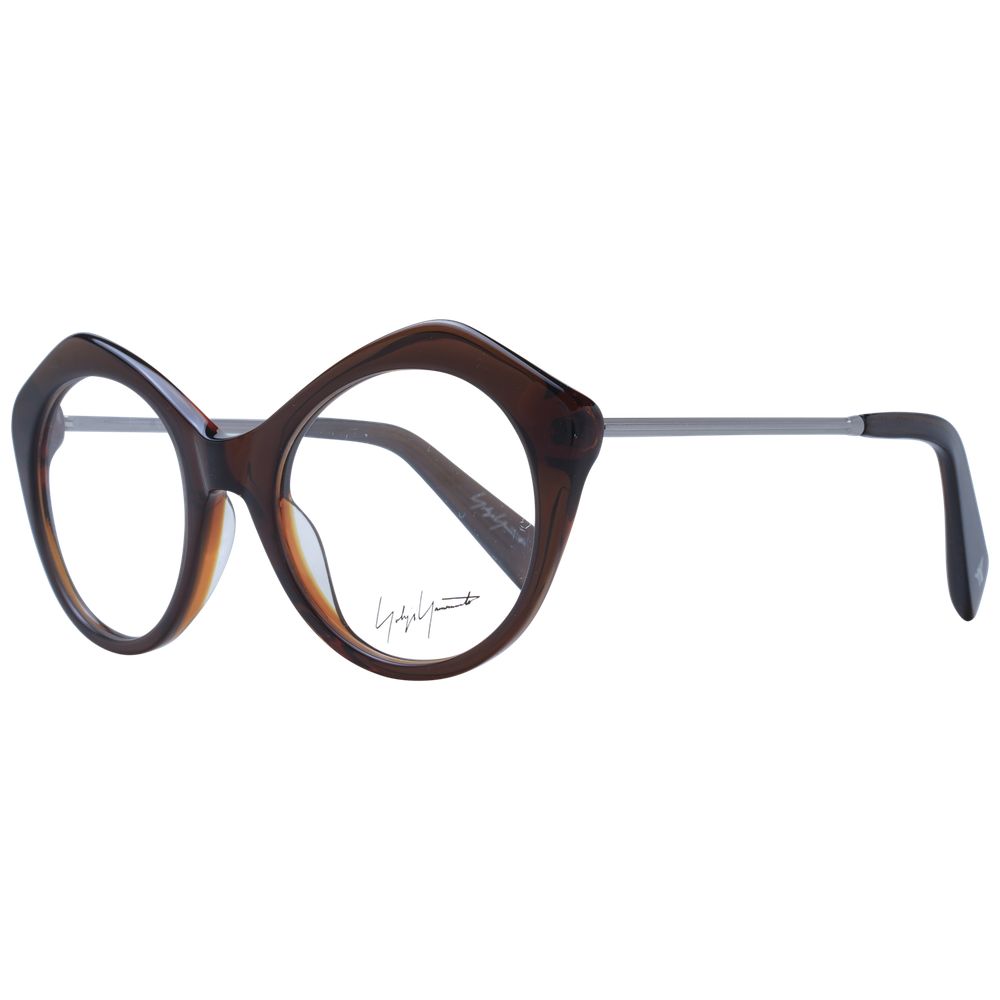 Yohji Yamamoto Braune Brille aus Acetat (Gestell)