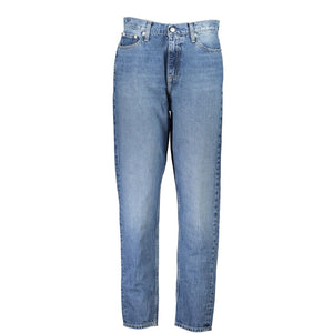 Calvin Klein Blu Baumwoll-Jeans für Damen