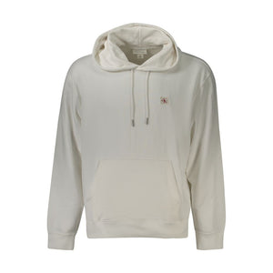 Calvin Klein Weißes Herren-Sweatshirt aus Baumwolle
