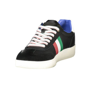 Esercito 1659 Schwarzer Leder Herren Sneaker
