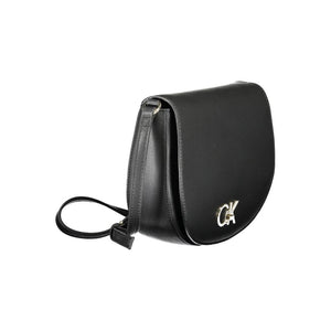 Calvin Klein Schwarze Schultertasche aus Polyurethan für Damen