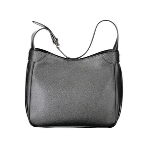 Guess Jeans Schwarze Damen-Handtasche aus Polyurethan