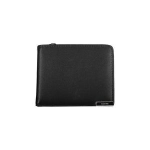 Calvin Klein Schwarzes Portemonnaie aus Polyethylen