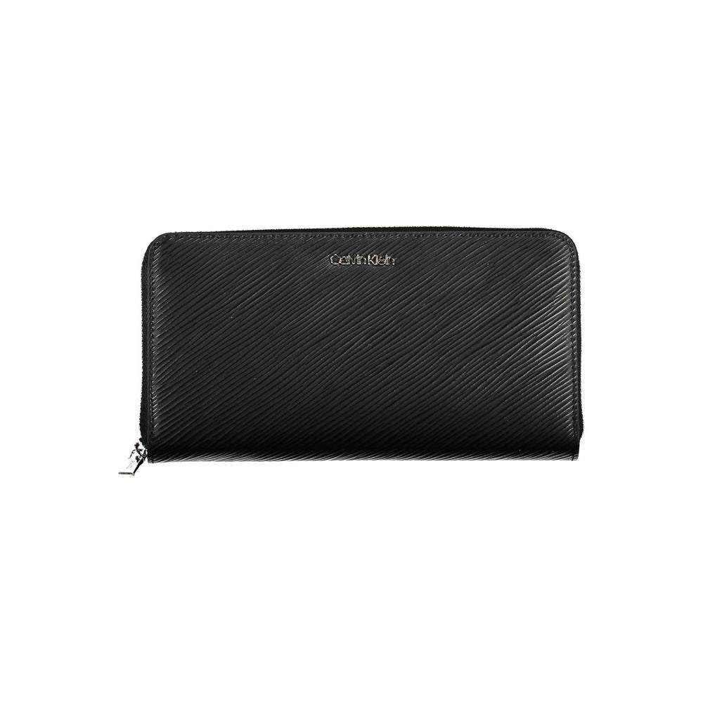 Calvin Klein Schwarze Geldbörse aus Polyurethan für Damen