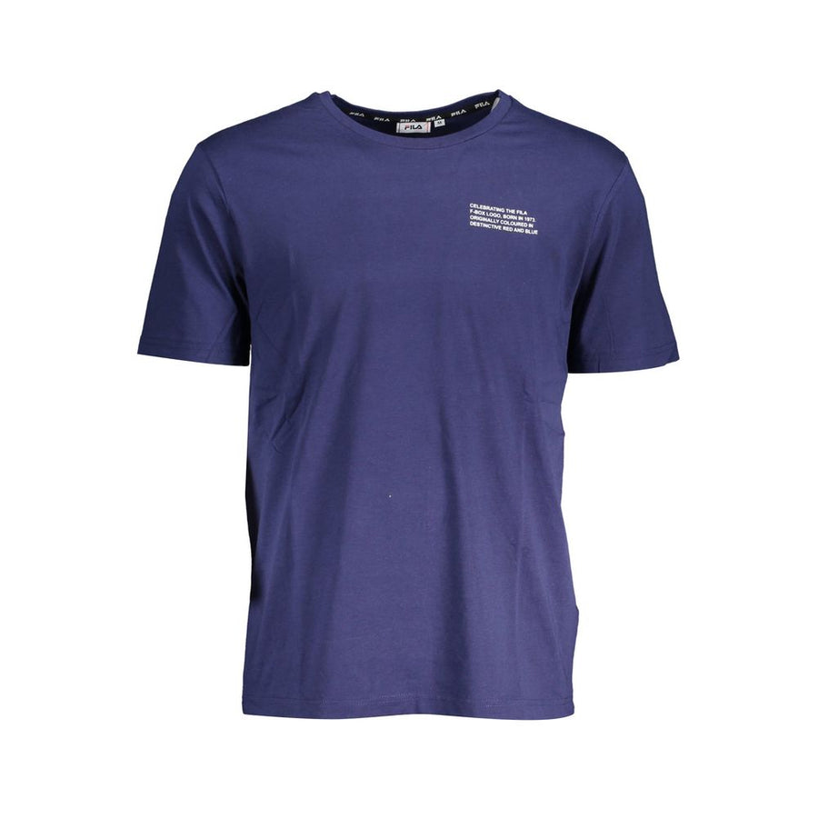 Fila Blu Baumwoll-T-Shirt für Herren