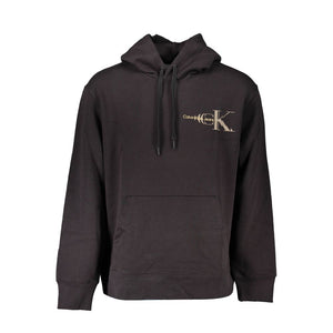 Calvin Klein Schwarzer Herren-Hoodie aus Baumwolle
