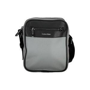 Calvin Klein Graue Polyester-Umhängetasche