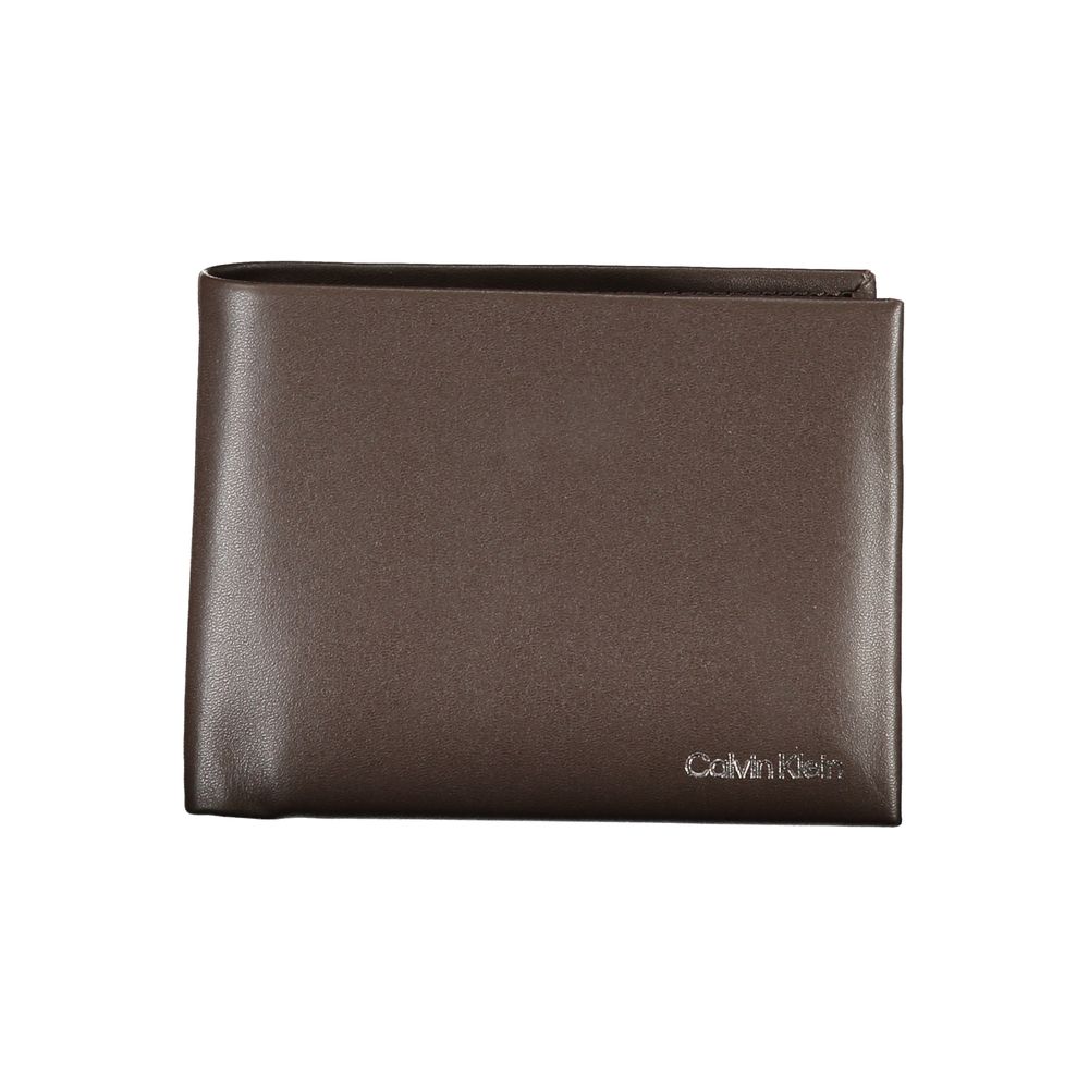 Calvin Klein Braunes Leder Portemonnaie