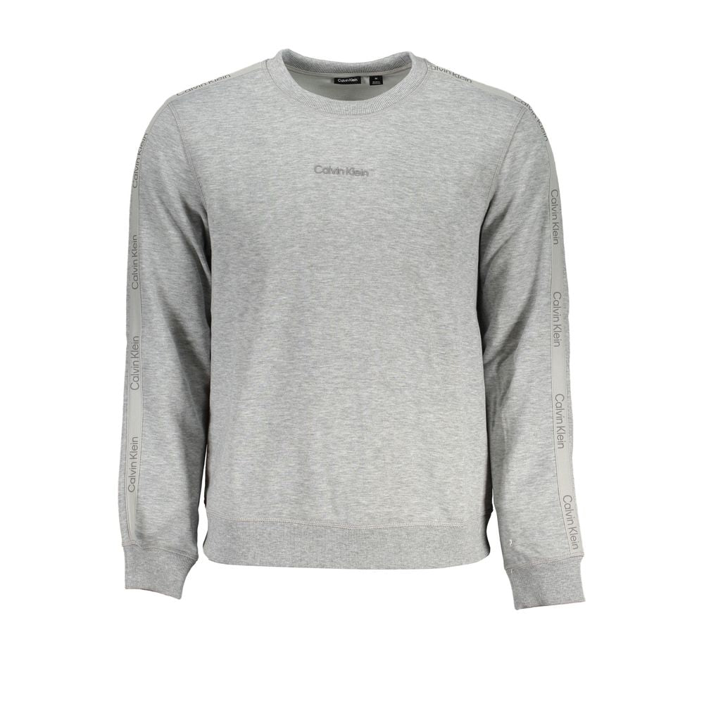 Grigio Polyester Men Sweatshirt