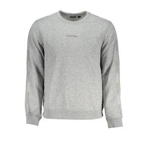 Grigio Polyester Men Sweatshirt