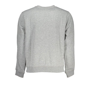 Grigio Polyester Men Sweatshirt