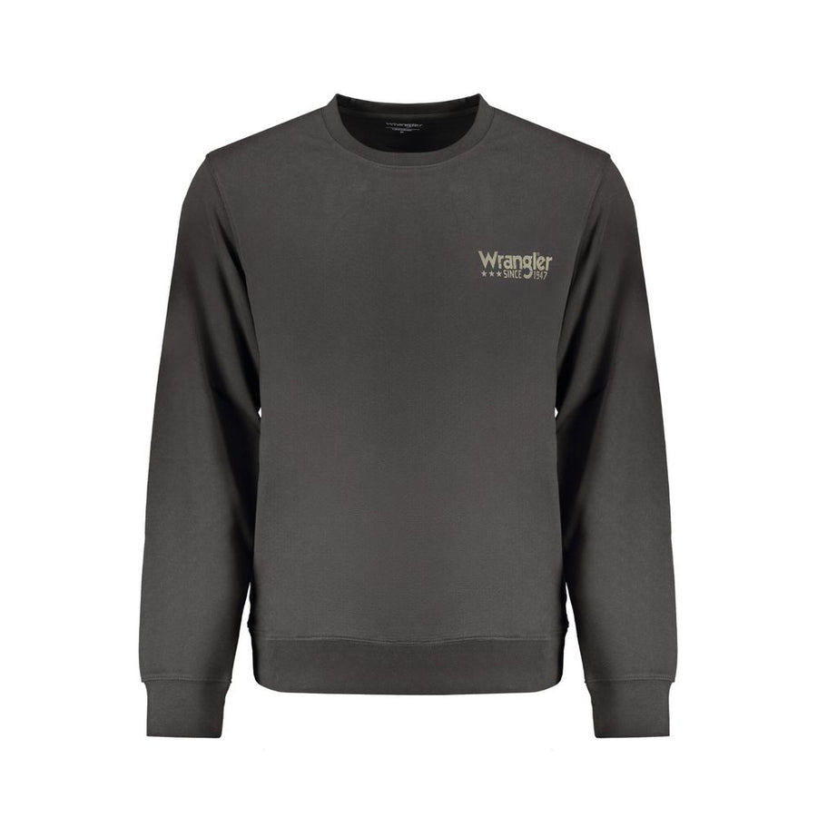 Wrangler Schwarzer Baumwoll-Herren-Sweatshirt